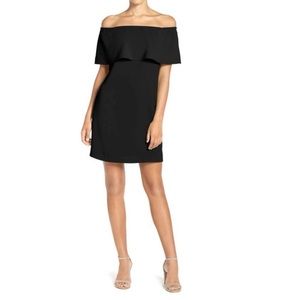 Charles Henry Off The Shoulder Dress